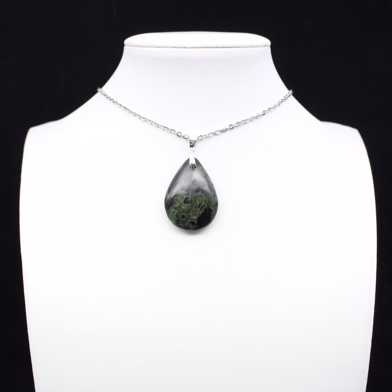 Kambamba Jasper Teardrop Pendant
