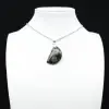 Kambamba Jasper Leaf Pendant - 4