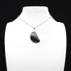 Moon-shaped Kambamba Jasper pendant - 2