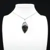 Kambamba Jasper Leaf Pendant - 0