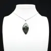 Kambamba Jasper Leaf Pendant - 2
