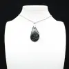 Kambamba Jasper Teardrop Pendant - 0
