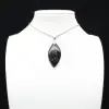 Kambamba Jasper Leaf Pendant - 0