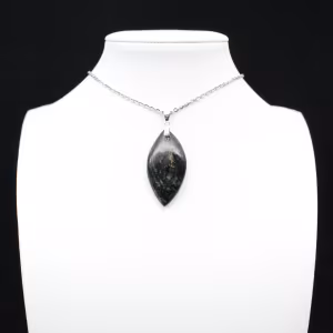 Kambamba Jasper Leaf Pendant