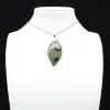 Kambamba Jasper Leaf Pendant - 2