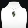 Kambamba Jasper Leaf Pendant - 2
