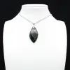 Kambamba Jasper Leaf Pendant - 0