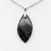 Kambamba Jasper Leaf Pendant - 1