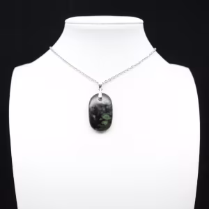 Oval shaped Kambamba Jasper pendant