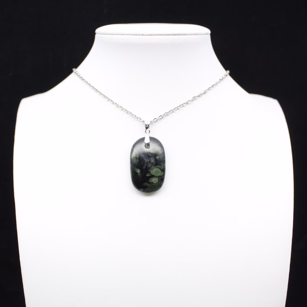 Oval shaped Kambamba Jasper pendant