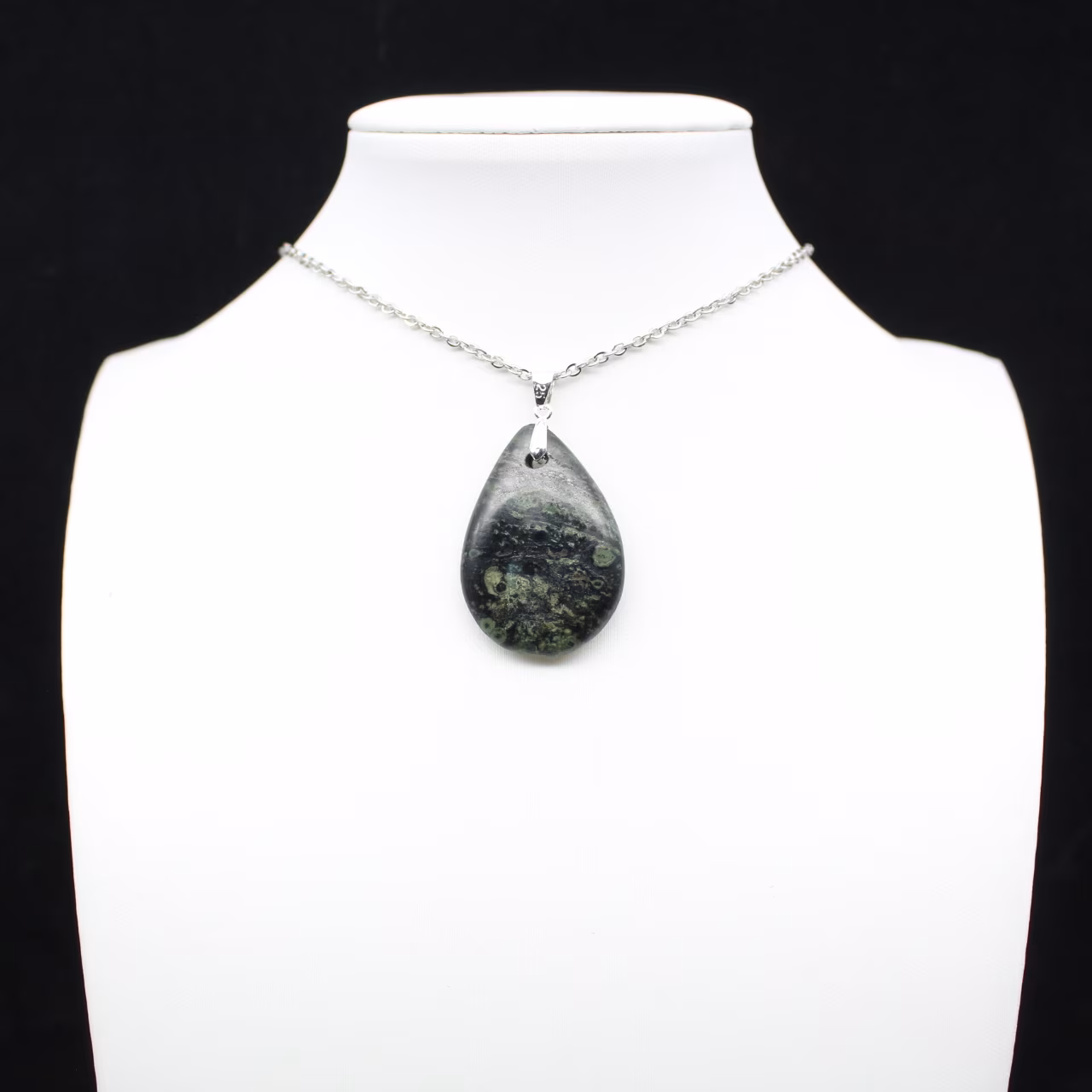 Kambamba Jasper Teardrop Pendant