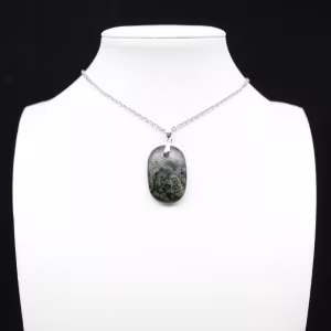 Oval shaped Kambamba Jasper pendant