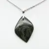 Kambamba Jasper Leaf Pendant - 1