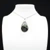 Kambamba Jasper Teardrop Pendant - 0