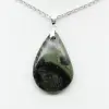 Kambamba Jasper Teardrop Pendant - 1