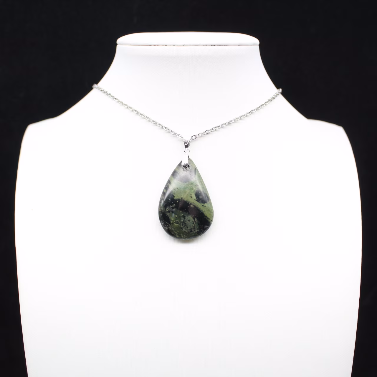 Kambamba Jasper Teardrop Pendant