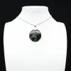Octagon shaped Kambamba Jasper pendant - 2