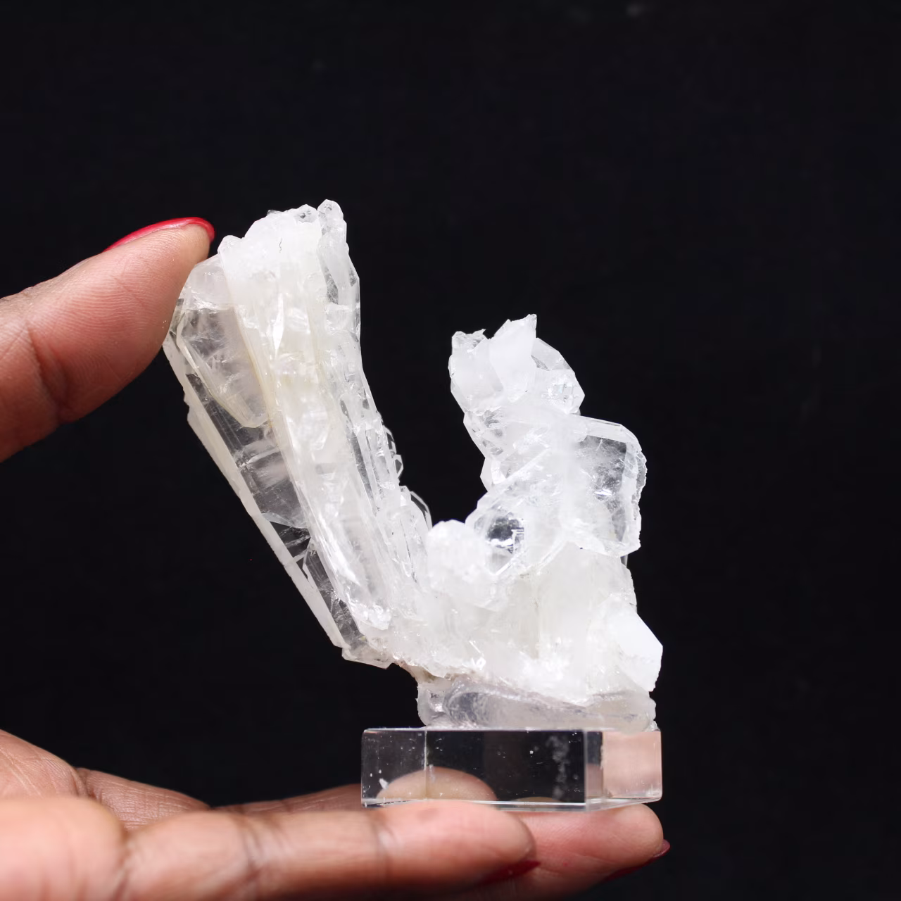Faded quartz crystal