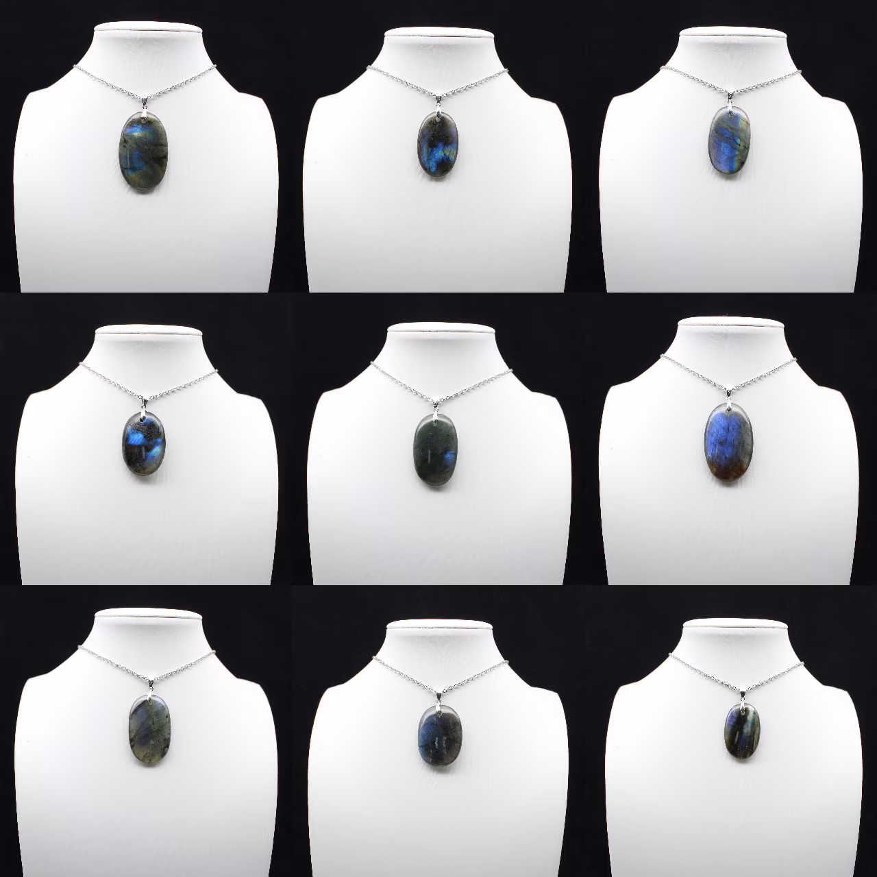 Labradorite Oval Pendant