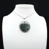 Round labradorite pendant - 1