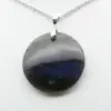Round labradorite pendant - 2