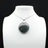 Round labradorite pendant - 3