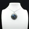 Round labradorite pendant - 4