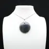 Round labradorite pendant - 5
