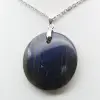 Round labradorite pendant - 1