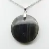 Round labradorite pendant - 2
