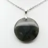 Round labradorite pendant - 2