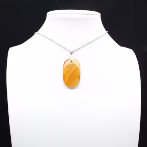 Madagascar carnelian pendant