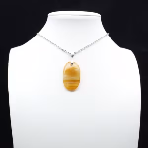 Carnelian stone pendant