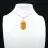 Carnelian stone pendant