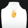 Polished Carnelian Pendant - 0