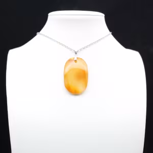 Polished Carnelian Pendant