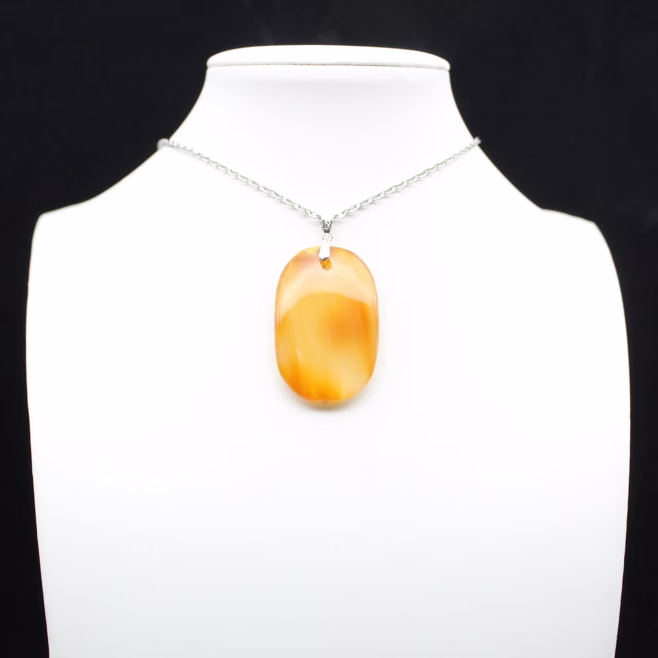 Polished Carnelian Pendant