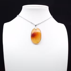 Carnelian stone pendant