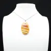 Polished Carnelian Pendant - 0
