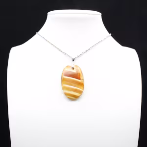 Polished Carnelian Pendant