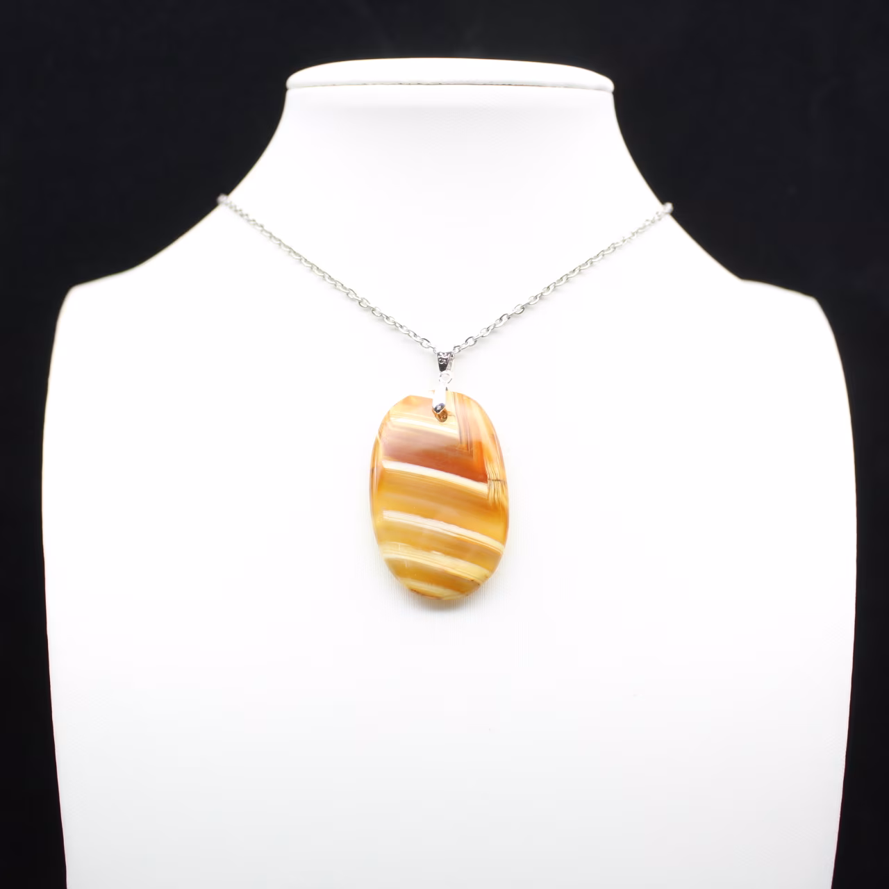 Polished Carnelian Pendant