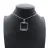 Rock crystal pendant