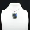 Square labradorite pendant - 1