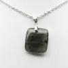 Square labradorite pendant - 1
