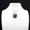 Square labradorite pendant - 0