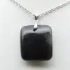 Labradorite square pendant - 1