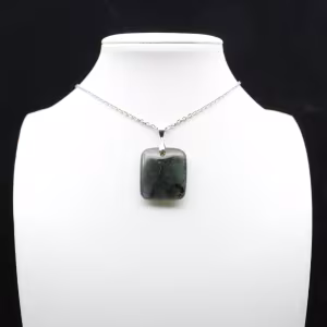 Square labradorite pendant