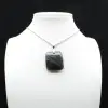 Square labradorite pendant - 0
