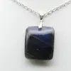 Square Labradorite Stone Pendant - 2