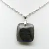 Labradorite square pendant - 1